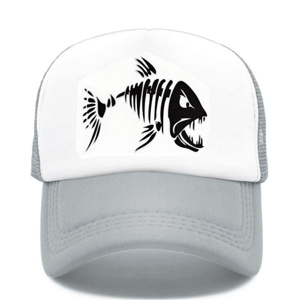 Men's Trucker Cap with Fish T163 9