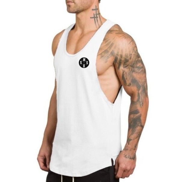 Men's Vest F1809 white S 4