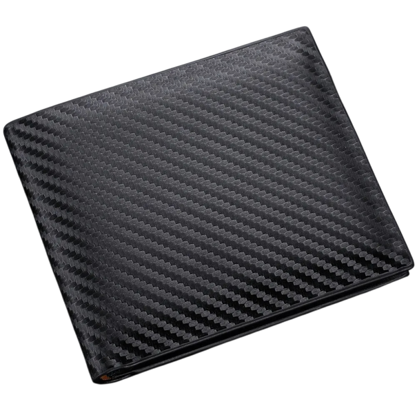 Men's Wallet PU 12 x 10 cm Zip Pocket Elegant Wallet for Cards Cash and Coins Practical Accessory black