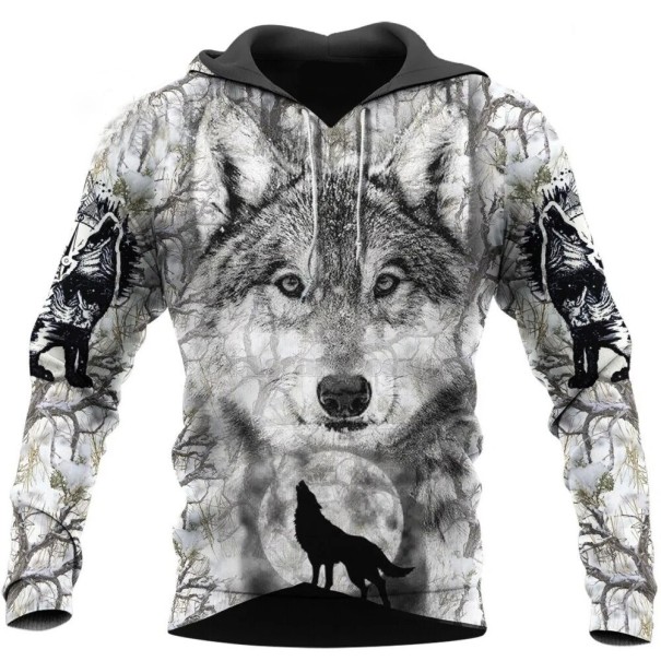 Men's Wolf Hoodie F83 M 1