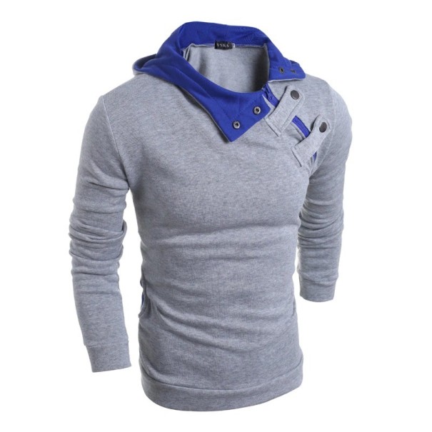 Men's Zip Sweater F289 light grey L