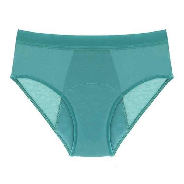 Menstruační kalhotky se 4 vrstvami Bambusové vlákno elastan Savé opakovaně použitelné spodní prádlo pro každodenní použití při menstruaci modrá 3XL