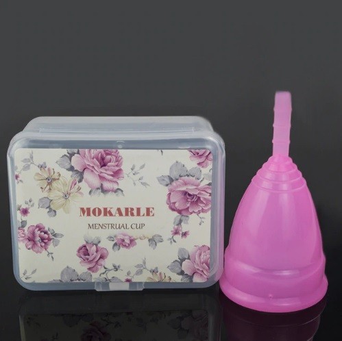 Menstruatiecup met doos J1384 paars S