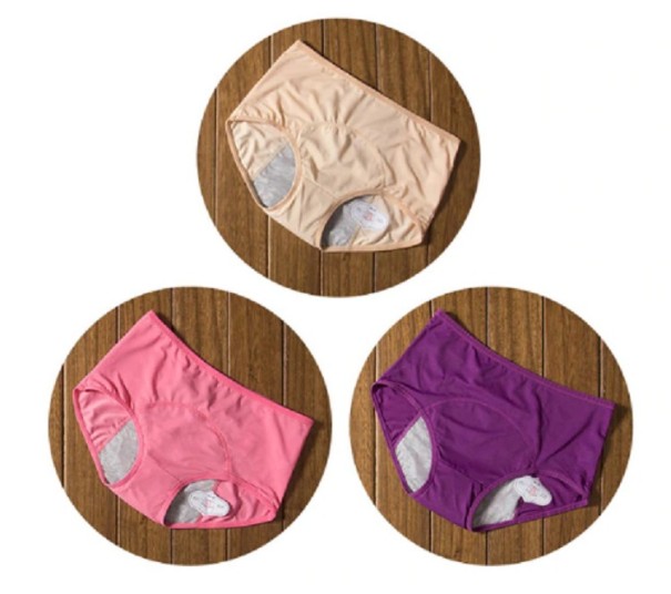 Menstruationstrusser til kvinder - 3 stk. L 2