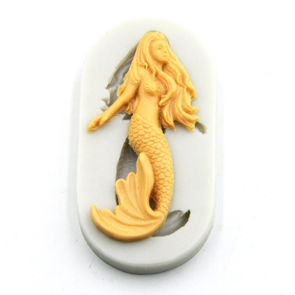 Mermaid silikonform 4