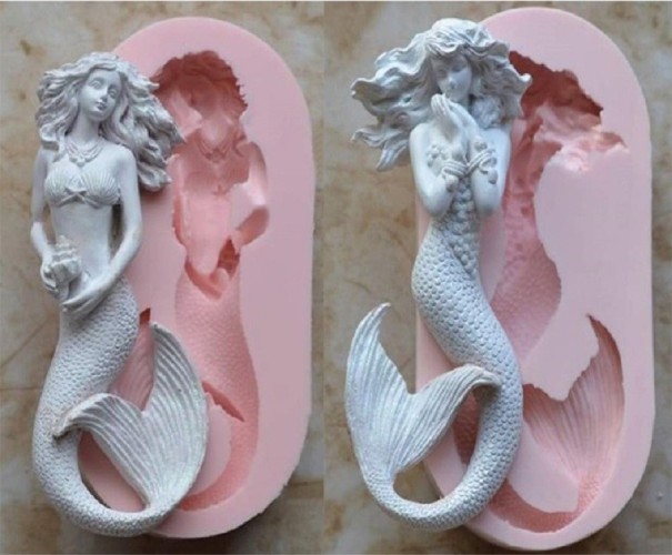 Mermaid silikonform
