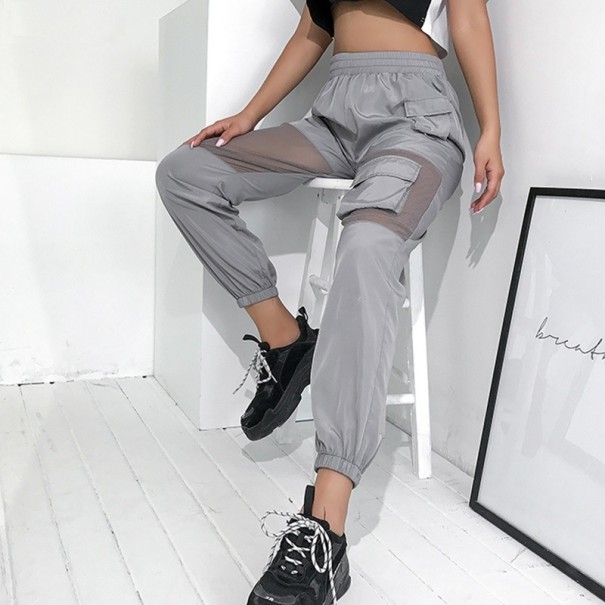 Mesh joggingbroek voor dames