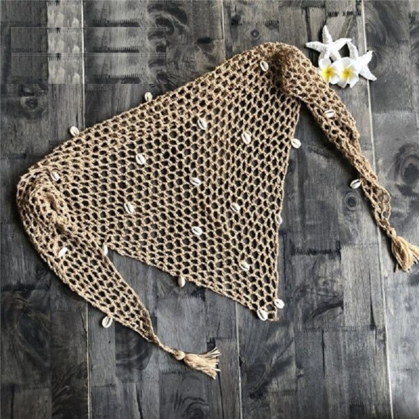 Mesh rok voor dames beige