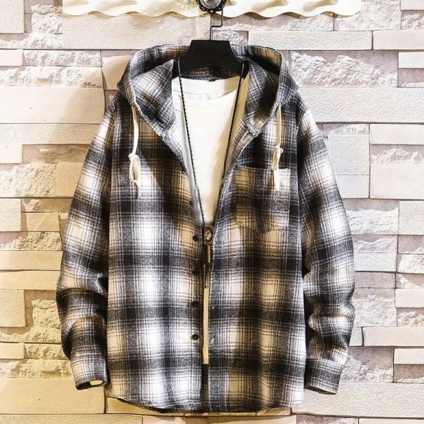 Męska bluza w krate F95 L 3