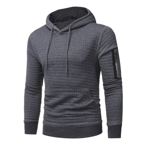 Męska bluza z kieszenią F18 ciemnoszary XS