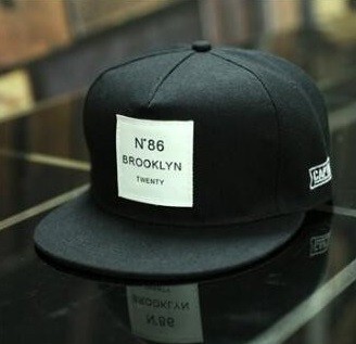 Męska czapka z daszkiem Brooklyn J1563 czarny