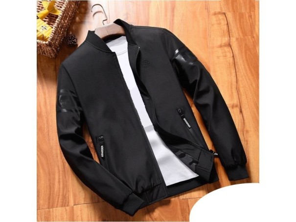 Męska kurtka baseballowa J2037 czarny XL