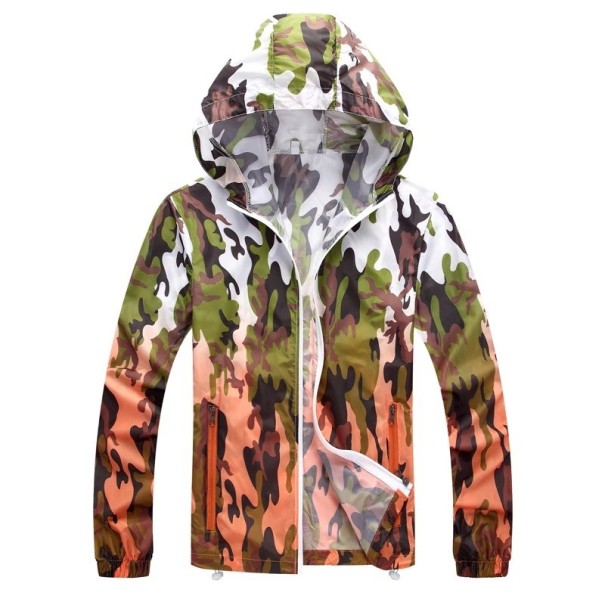 Męska kurtka moro F1255 pomarańczowy XXS Męska kurtka moro F1255 pomarańczowy XXS