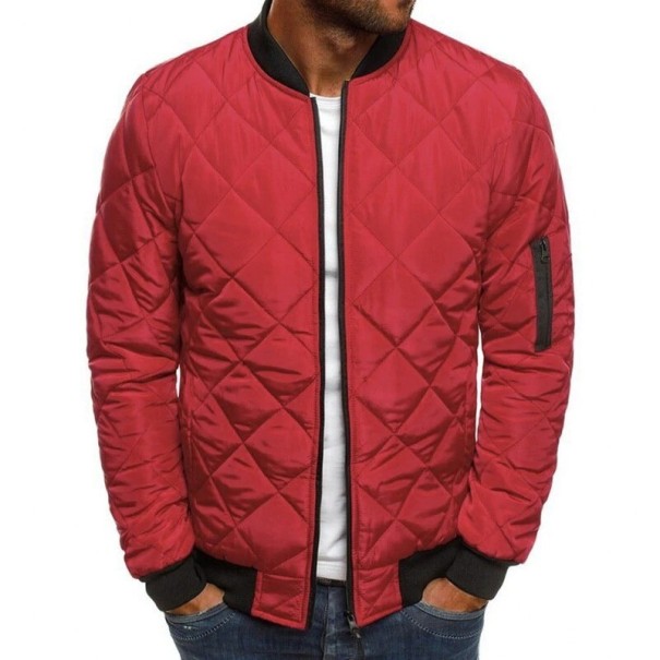 Męska kurtka zimowa S24 czerwony M Męska kurtka zimowa S24 czerwony M