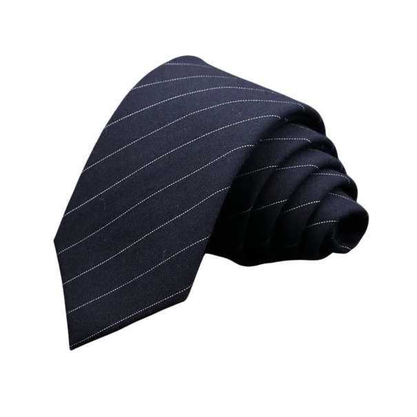 Męski krawat bawełniany pikowany Nowoczesny krawat wzorzysty 145 x 6 cm Stylowy dodatek dla mężczyzn do pracy i na spotkania wieczorowy Elegancki wąski krawat niebieski