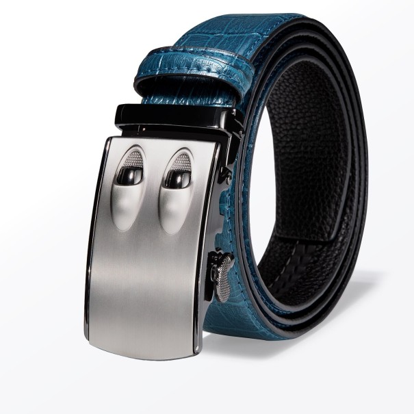 Męski skórzany pasek L434 130 cm 8