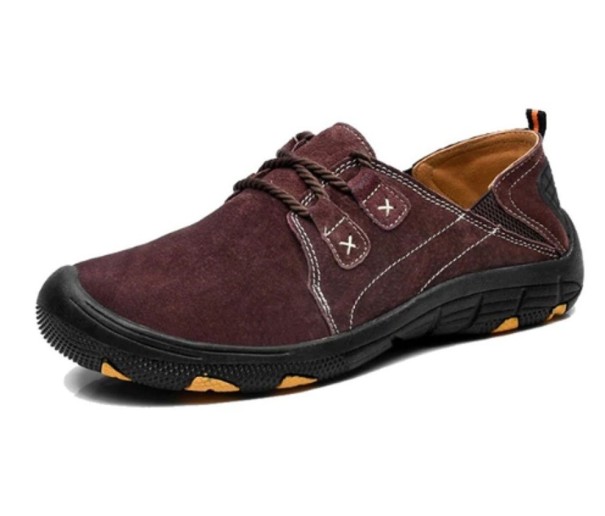 Męskie buty outdoorowe J2079 wino 44