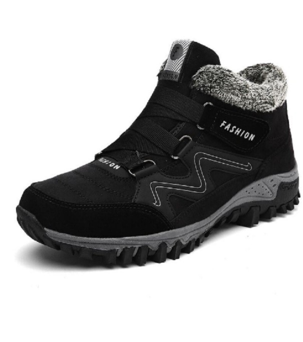 Męskie buty zimowe George J1538 czarny 46