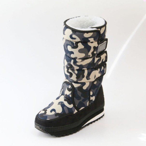 Męskie nieprzemakalne buty zimowe J2212 szary 35,5