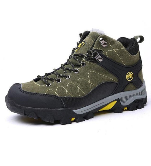 Męskie zimowe buty outdoorowe J2765 zielony 40