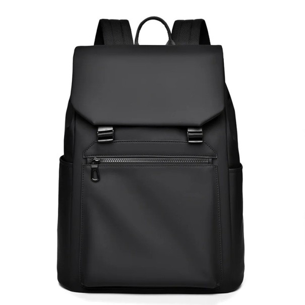 Městský pánský batoh na notebook 15,6 palce s objemem 20–35 l 32 x 42 x 15 cm voděodolný nylon s polyesterovou podšívkou do školy i práce černá