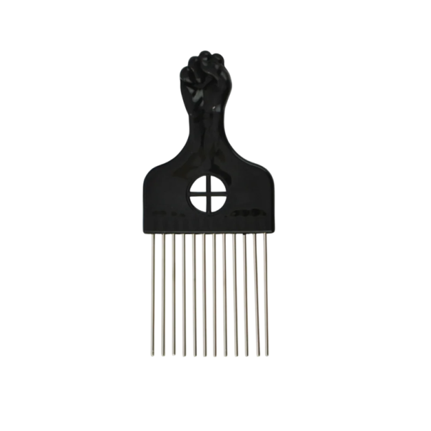 Metal Afro Hair Comb 17×7.5 cm 12 Teeth Professional Styling Tool for Hairdressing Barbershop Salon Comb for Curly and Thick Hairstyles 1