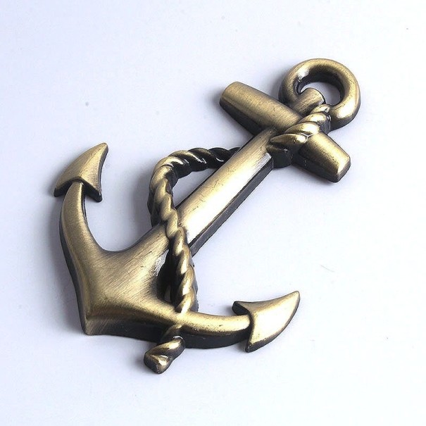 Metal anker klistermærke 5