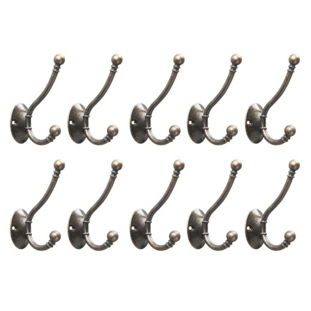 Metal Coat Hanger 10 pcs bronze