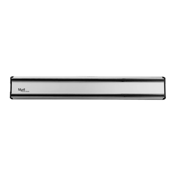 Metalen magnetische messenstaaf 46,3 x 4,5 cm Lange wandhouder voor messen en gereedschap met schroeven en pluggen Zilver Voor de keuken 1