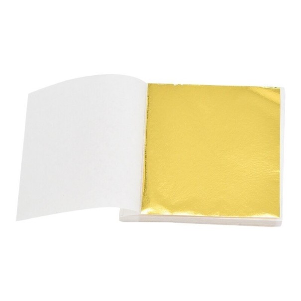 Metallbleche 100 Stk golden