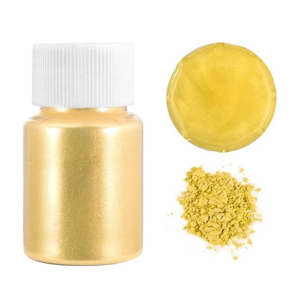 Metallijauhe hartsille 10 g keltainen