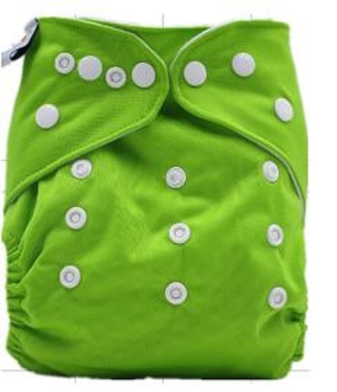 Meterware für Babywindeln dunkelgrün