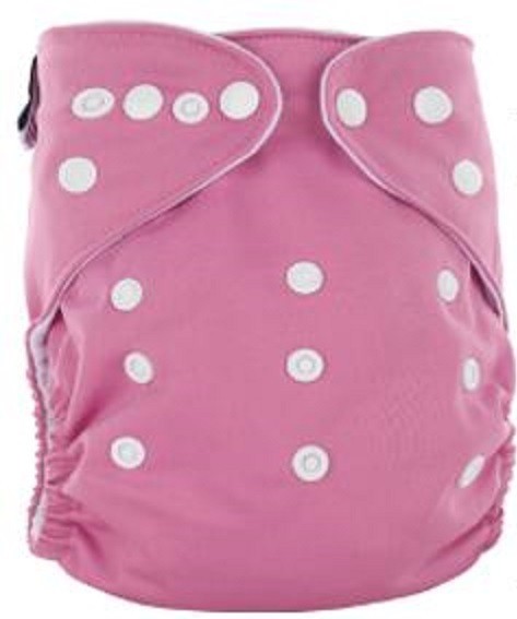 Meterware für Babywindeln dunkelrosa