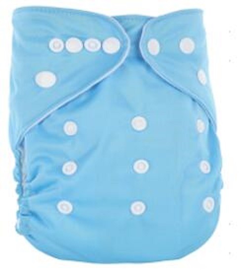 Meterware für Babywindeln hellblau