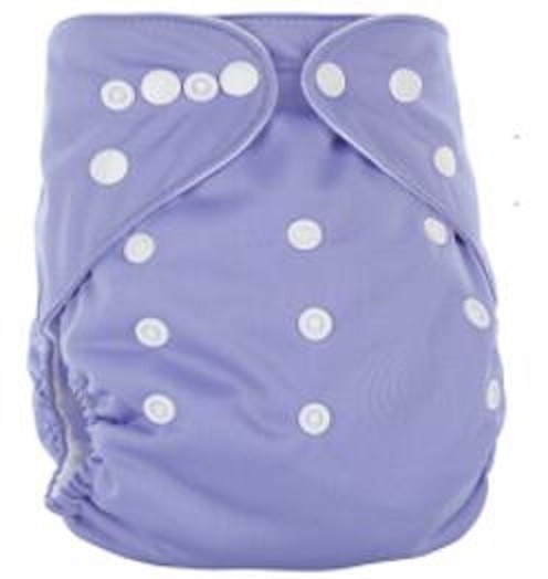 Meterware für Babywindeln lavendel