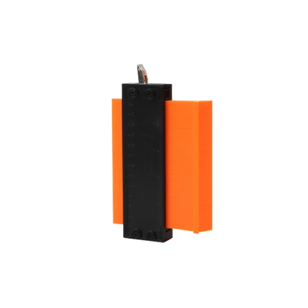 Métrica de contorno 12,7 cm Ferramenta para contornar formas Template de medição para artesãos Carpinteiros Instaladores de pavimentos Trabalhos em madeira e metal 1