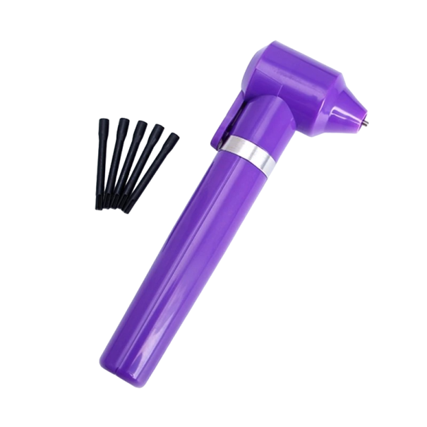 Mezclador de tinta para tatuajes eléctrico Mini mezclador de tinta para tatuajes Mezclador de tinta para tatuajes con 5 accesorios 13 x 4,5 x 1,6 cm morado