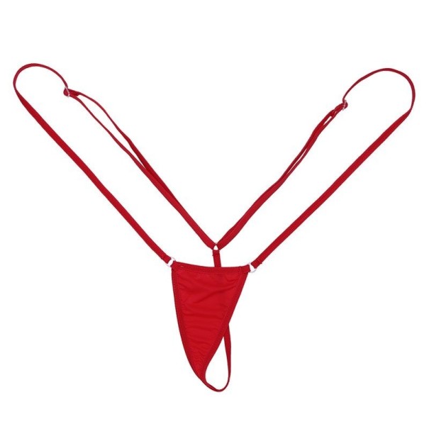 Micro-Bikini-Unterteil für Damen rot