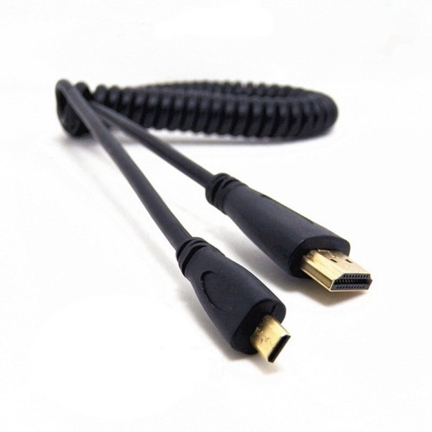 Micro HDMI / HDMI prepojovací flexibilný kábel 1