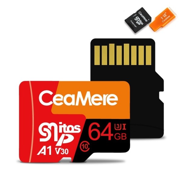 Micro SDHC/SDXC hukommelseskort med adapter og læser K538 512GB