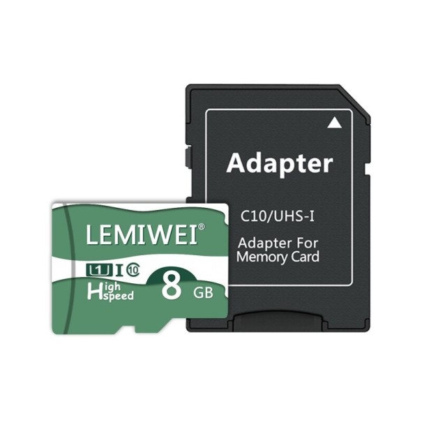 Micro SDHC/SDXC-Speicherkarte mit Adapter 8GB