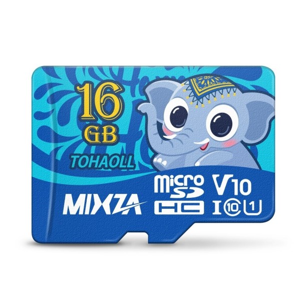 Micro SDHC/SDXC Speicherkarte mit Elefant 2 Stk 16GB