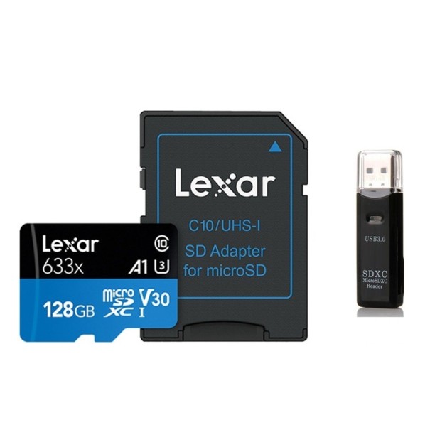 Micro SDHC/SDXC-Speicherkarte mit USB 3.0-Lesegerät 128GB