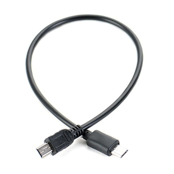 Micro USB til Mini USB-B M/M forbindelseskabel 25 cm 1