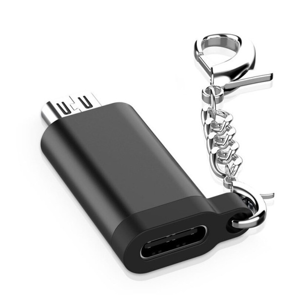 Micro USB till USB-C adapter J51 rosa