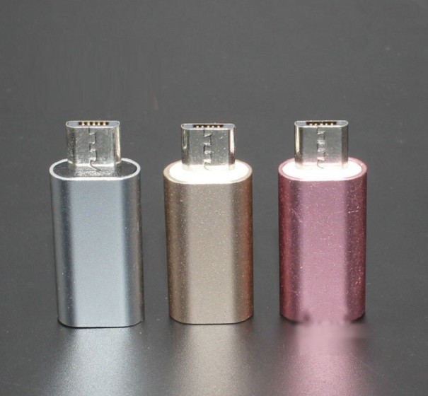 Micro USB to USB-C / Lightning Adapter 3 pcs 2