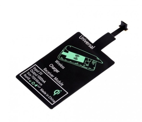 Micro USB / USB-C / Lightning draadloze oplaadadapter 2
