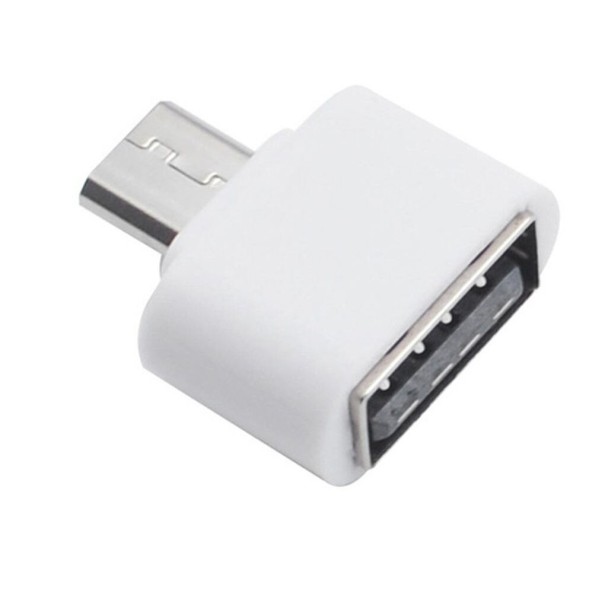 Micro USB - USB-sovitin K58 valkoinen