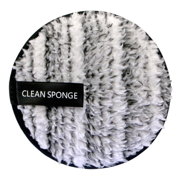 Microfibre Make-up Remover Pad black