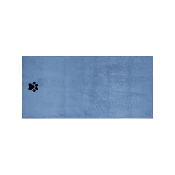 Microfibre Towel for Pets 50 x 100 cm Super Absorbent Quick-Drying Towel for Dogs and Cats Gentle Material Suitable After Bathing blue